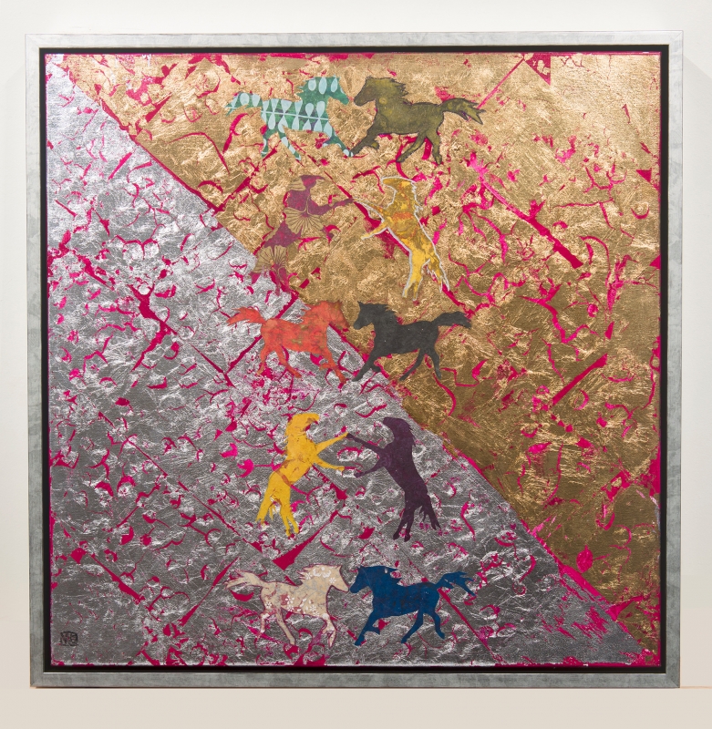 Playful Ponies by artist Melissa Wen Mitchell